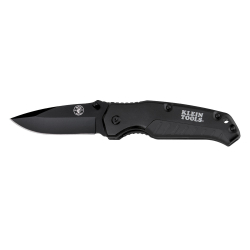44220 Pocket Knife, Black, Drop Point Blade