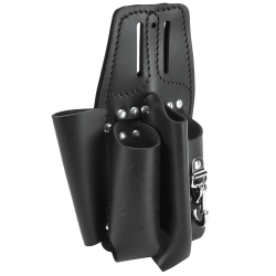 5118C Black Leather Tool Pouch for Belts