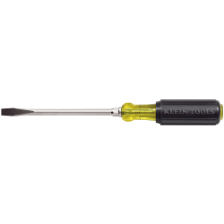 Fixed Blade Screwdrivers - Klein Tools Single-bit Screwdrivers come in a variety of tip types, including Torx, Slotted, Keystone, Cabinet, Square, Phillips, and more. Choose from many different Screwdriver shank styles and lengths. Klein Tools' Screwdrivers will stand up to the demands of the job site.