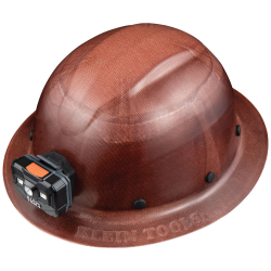 Hard Hat, KONSTRUCT Series, Full-Brim, Class G, Rechargeable Headlamp