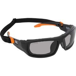60471 Professional Full-Frame Gasket Safety Glasses, Gray Lens