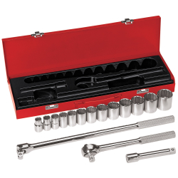 65512 1/2-Inch Drive Socket Wrench Set, 16-Piece