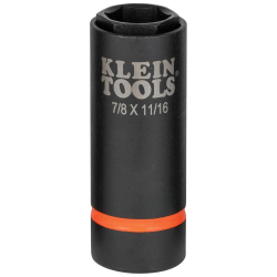 66064 2-in-1 Impact Socket, 6-Point, 7/8 and 11/16-Inch