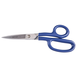 G718LRC Carpet Shear w/Ring, Curved, Coated Handle, 9-Inch
