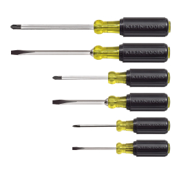 85074 Screwdriver Set, Slotted and Phillips, 6-Piece