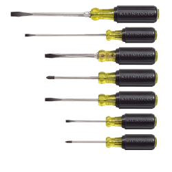85076 Screwdriver Set, Slotted and Phillips, 7-Piece