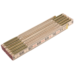 900-6 Wood Folding Rule, Inside Reading