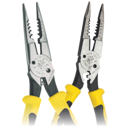 All-Purpose Pliers - All-Purpose Pliers are the perfect combination of a wire stripper and long nose pliers (and some feature the bonus of a crimper). They can cut, strip and twists wire, shear bolts, and reach into tight spaces, saving trade professionals time and money and allowing them to carry fewer tools