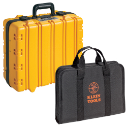 Replacement Cases - The daily wear and tear of jobsites can cause your tool cases to get worn out and damaged, but Klein Tools has your covered for when these situations arise. Klein’s line of replacement cases are the same models that come with insulated our insulated tool sets, so whenever you need a new one you can easily switch your tools out and be back to work.