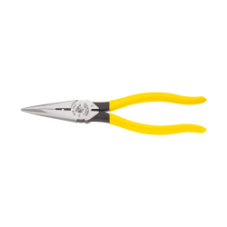 D203-8N Pliers, Needle Nose Side Cutters with Stripping, 8-Inch