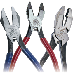 Ironworkers Pliers - Klein Tools’ Ironworkers Pliers are ideal for twisting and snipping soft annealed rebar tie wire. Hot riveted joints ensure smooth action and no handle wobble, and induction hardened cutting knives ensure a long life. Ironworker pliers feature Klein’s custom tool steel and are Made In the USA, so you can trust them to stand up to any job.