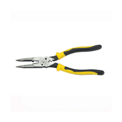 J207-8CR Pliers, All-Purpose Needle Nose Pliers with Crimper, 8.5-Inch