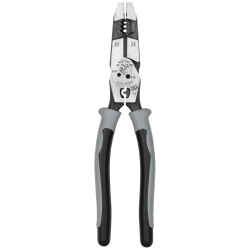 J2159CRTP Hybrid Pliers with Crimper, Fish Tape Puller and Wire Stripper