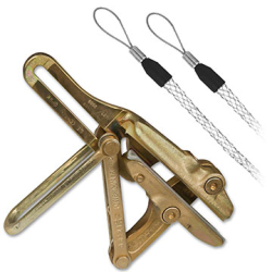 Wire Pulling Grips - Klein Tools has been manufacturing grips for over 135 years combining strength and durability to create an extremely high-quality line of grips. With ease-of-use and reliability, Klein wire-pulling grips set the mark.