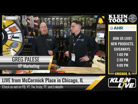 KLEIN LIVE DAY 2: AHR 2024 - ft Anthony Parenti and the NEW ProFlex Impact Driver Set and Precisi…