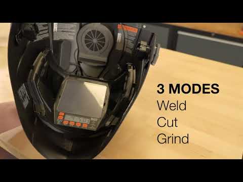How To Use the LCD Control Panel for the Panoramic Welding Helmet (60141)