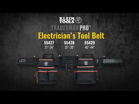 Klein's Tradesman Pro™ Electrician's Tool Belts (55427, 55428, 55429)