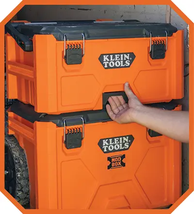 Klein MODbox™ Small Toolbox - Tool Storage System - 54804MB – J.L. Matthews  Co., Inc.