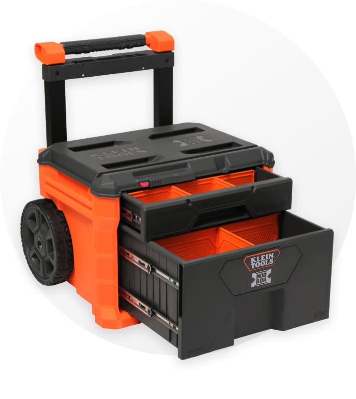 photo of a modbox rolling toolbox