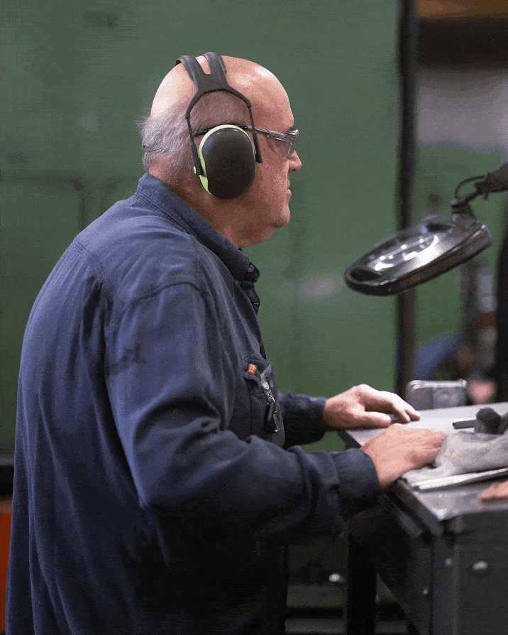 Klein Tools US forging plant working handling bin of pliers handles