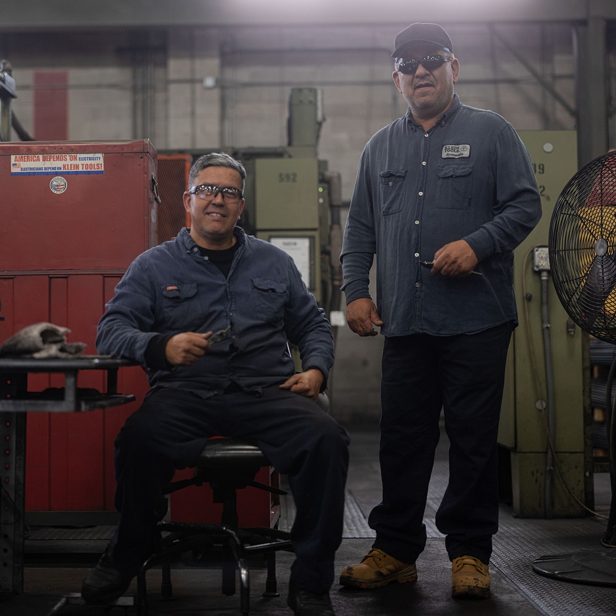 Klein Tools US forging plant workers