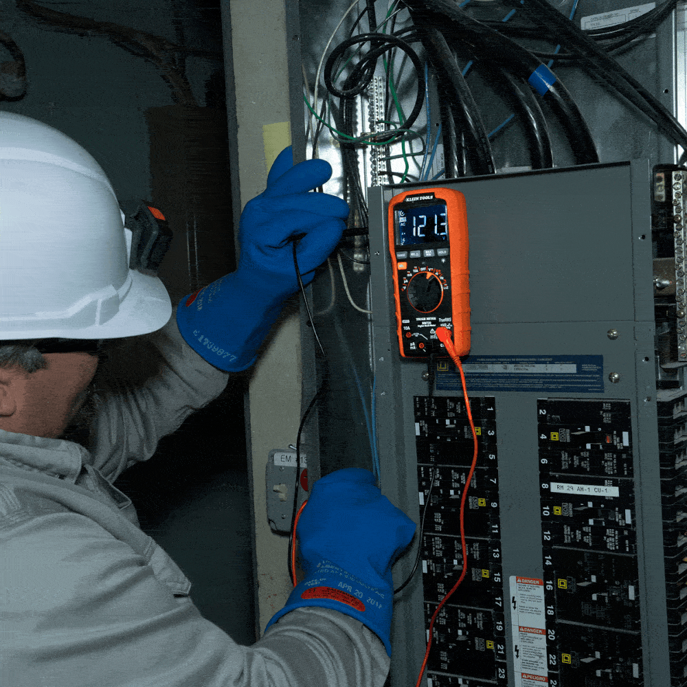 animation showing different electrical testers at different jobsites