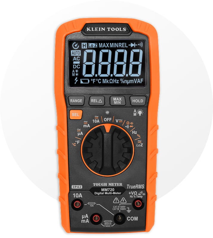 image of a Klein Tools multimeter