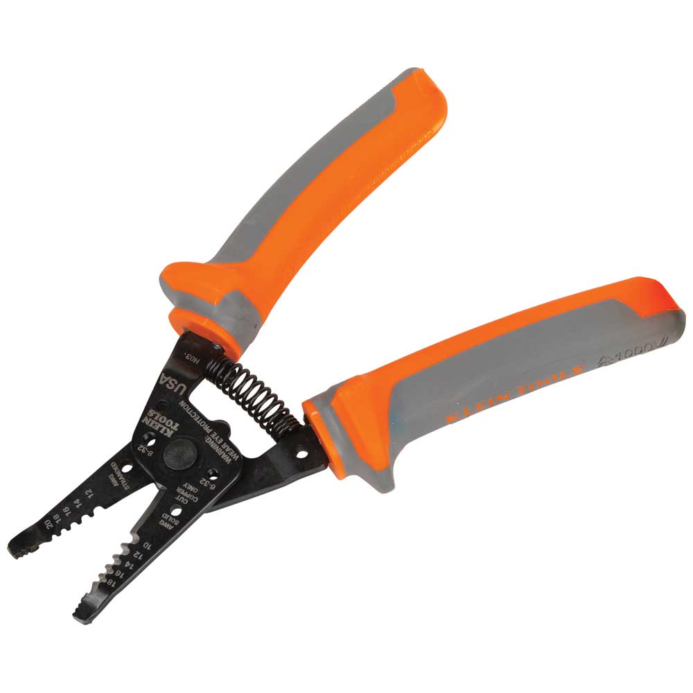 11055RINS Insulated Klein-Kurve® Wire Stripper and Cutter - Image
