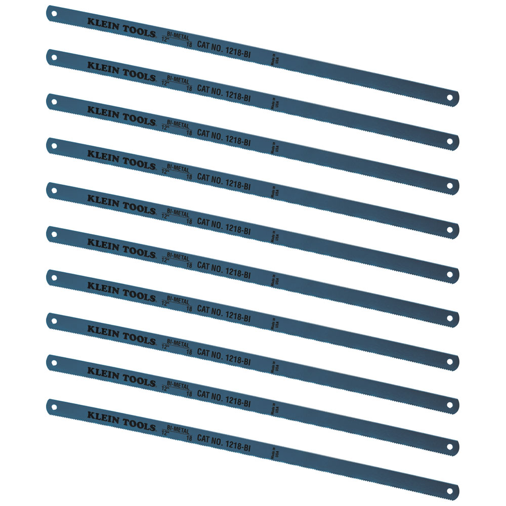1218BIP Bi-Metal Blades, 18 TPI, 12-Inch, 10-Pack - Image