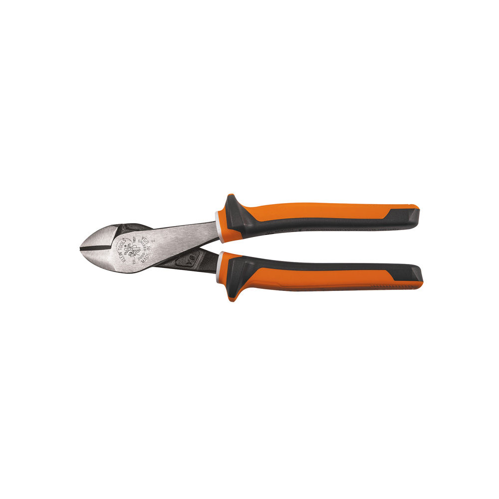 200048EINS Diagonal Cutting Pliers, Insulated, Angled Head, 8-Inch - Image