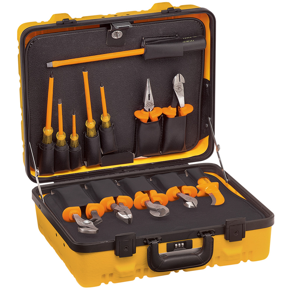 33525 1000V Insulated Utility Tool Kit in Hard Case, 13-Piece - Image