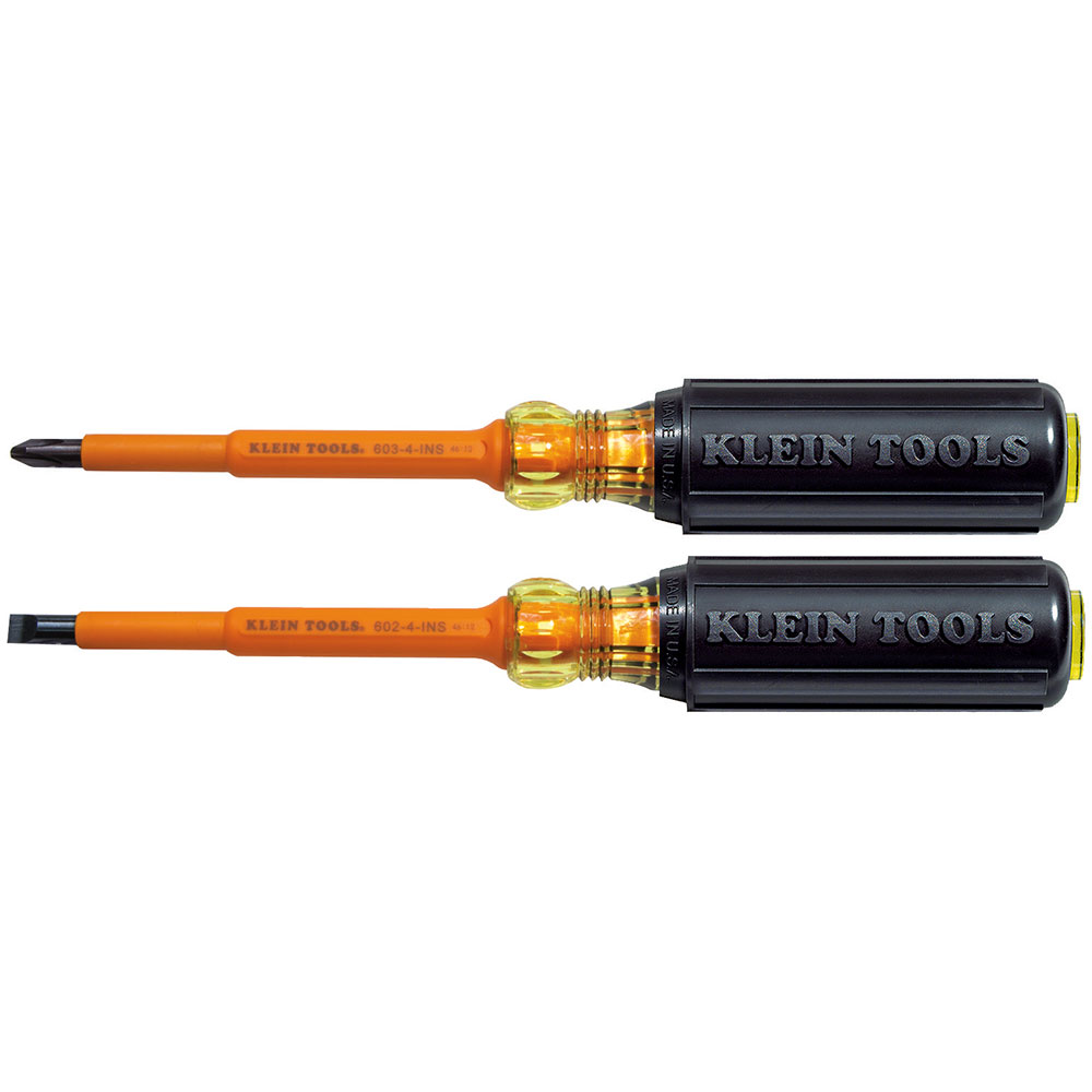 33532INS Screwdriver Set, 1000V Insulated Slotted and Phillips, 2-Piece - Image