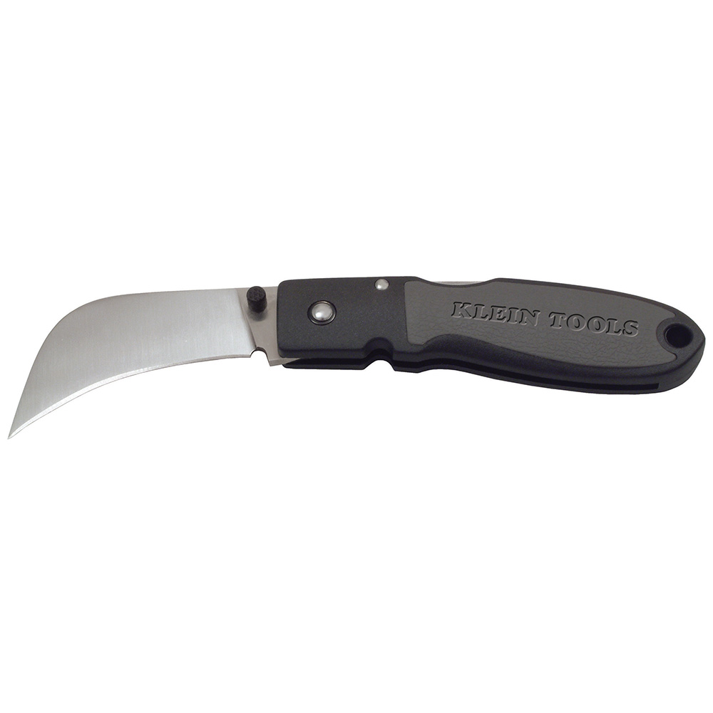 44005 Lockback Knife, 2-5/8-Inch Hawkbill Blade, Black Handle - Image