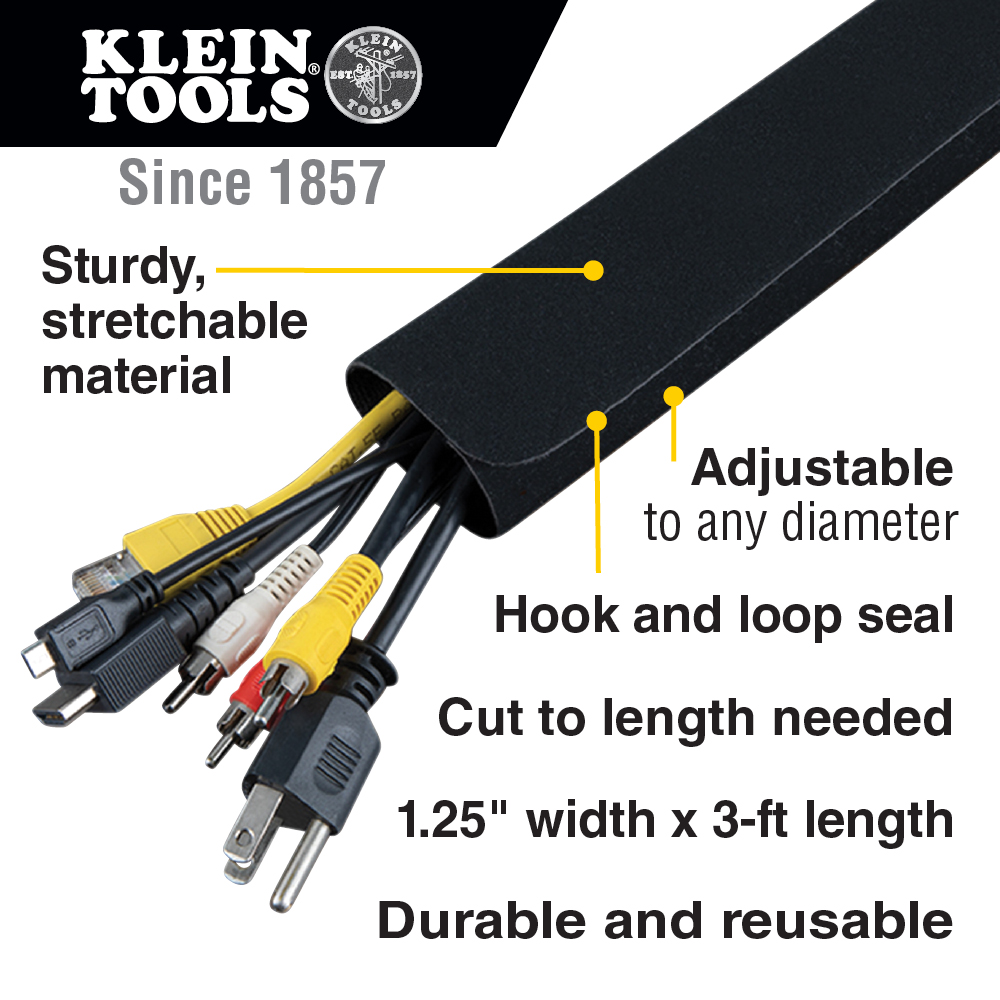 Klein Tools Industrial Cable Management Kit (3-Piece) 80071 - The