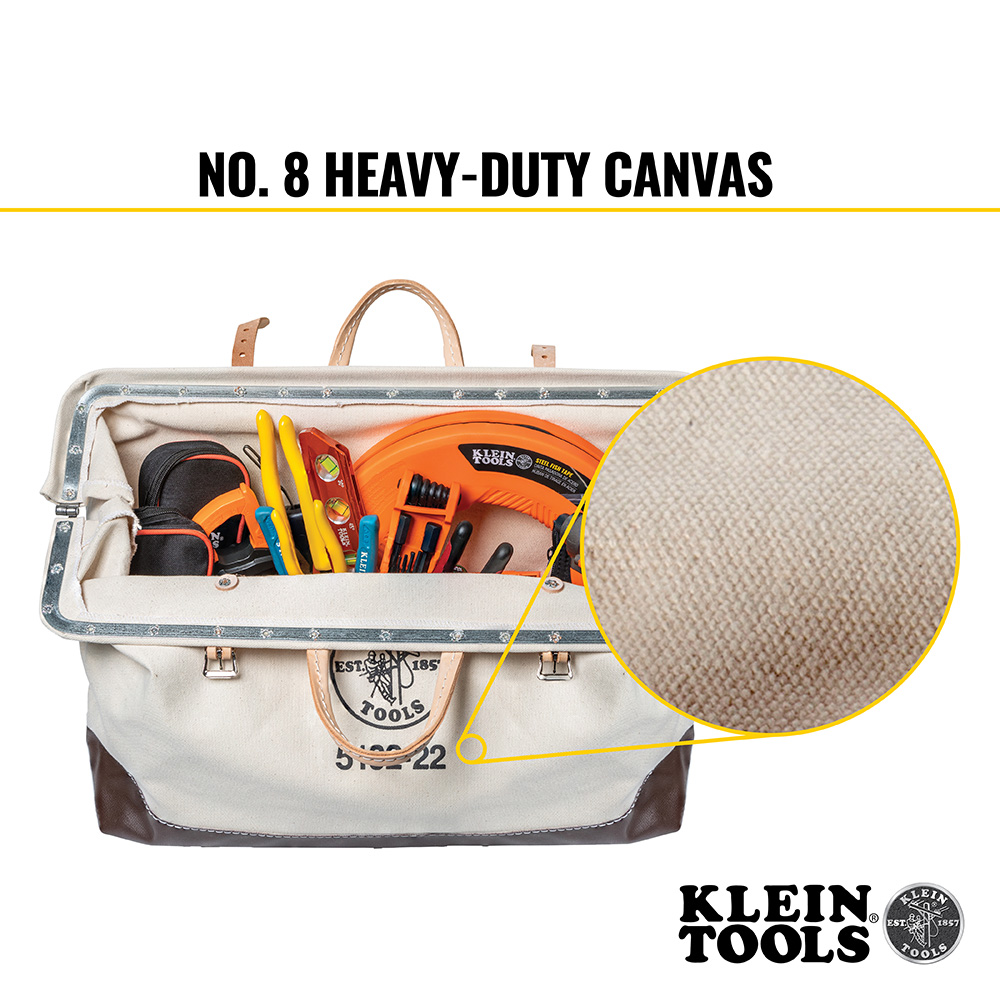 Canvas Tool Bag, 22-Inch - 5102-22 | Klein Tools