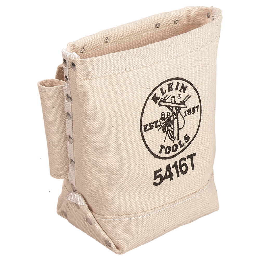 5416T Tool Bag, Bull-Pin and Bolt Bag, Tunnel Loop, Canvas, 5 x 10 x 9-Inch - Image