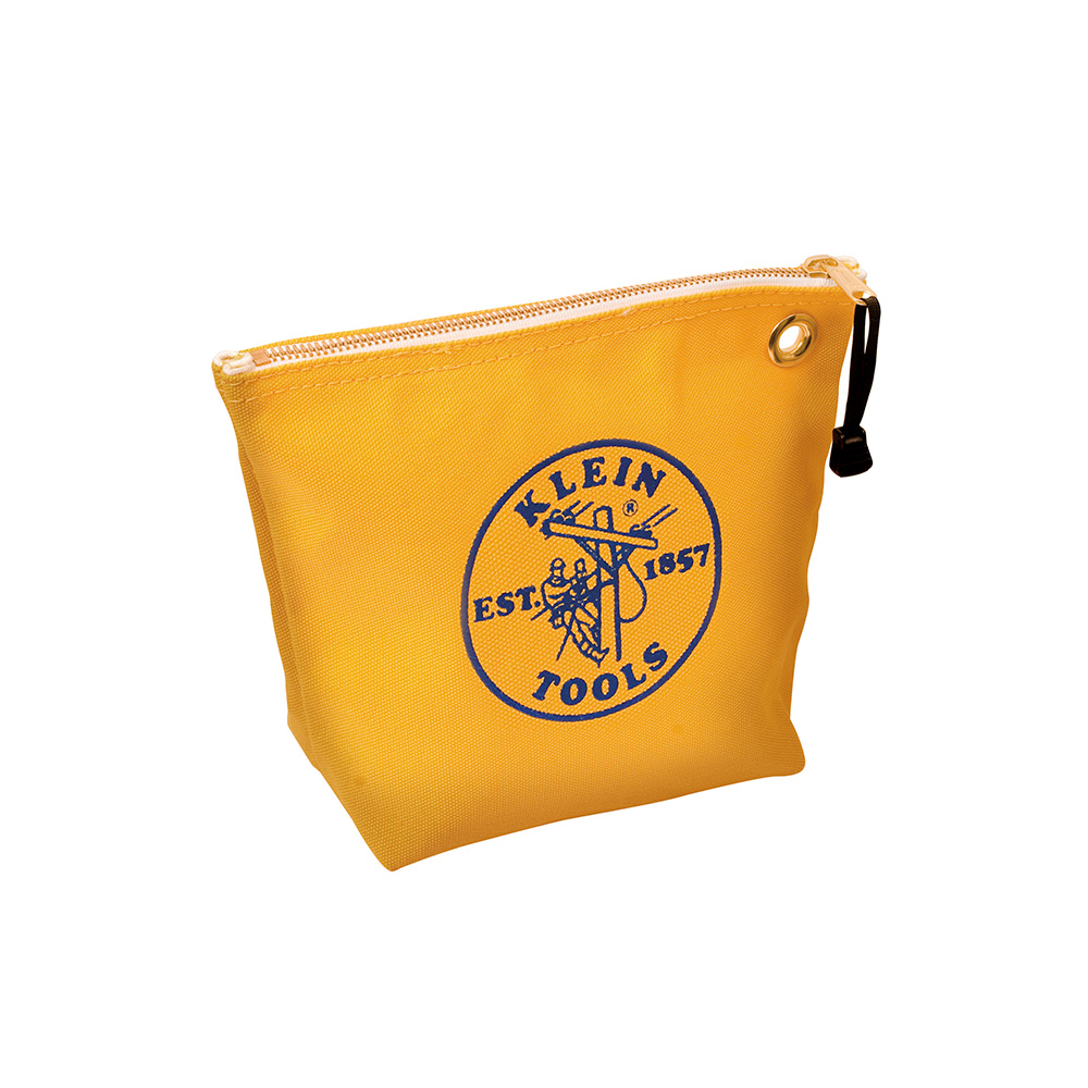 5539YEL Zipper Bag, Canvas Tool Pouch, 10-Inch, Yellow - Image