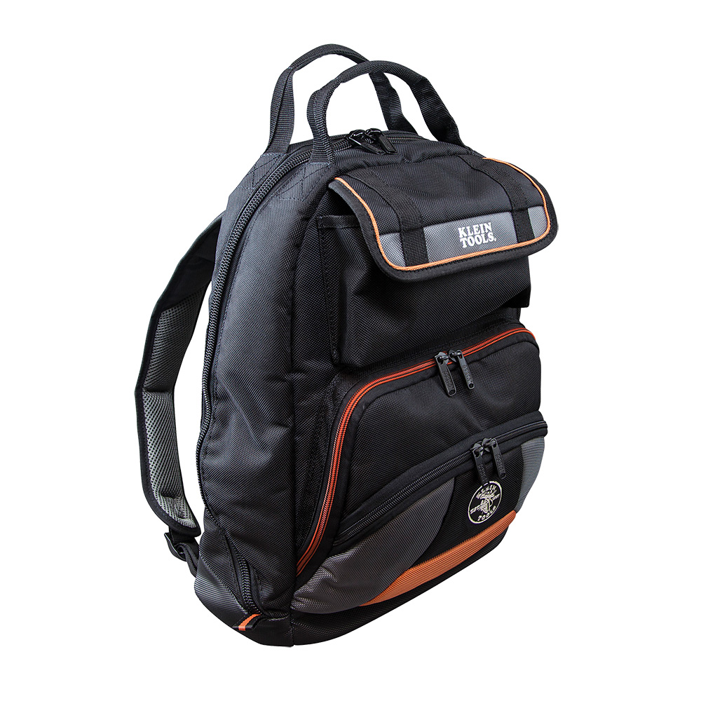 55475 Tradesman Pro™ Tool Bag Backpack, 35 Pockets, Black, 17.5-Inch - Image