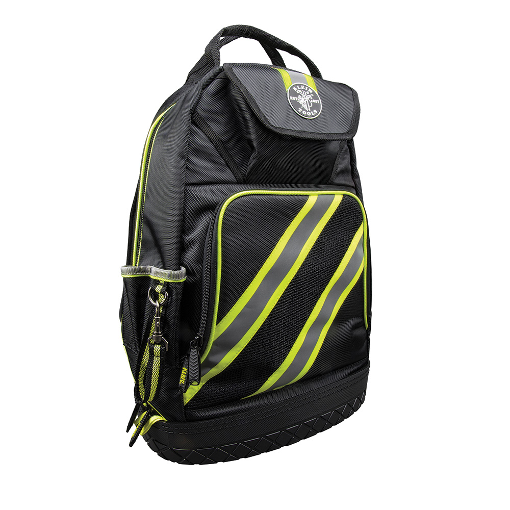 55597 Tradesman Pro™ Tool Bag Backpack, 39 Pockets, High Visibility, 20-Inch - Image