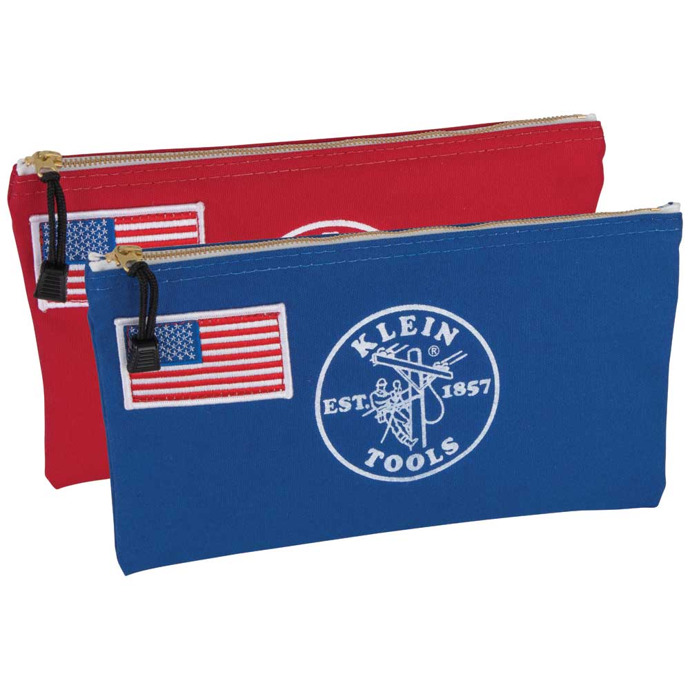 55777RWB American Legacy Zipper Bags, Canvas Tool Pouches, 2-Pack - Image