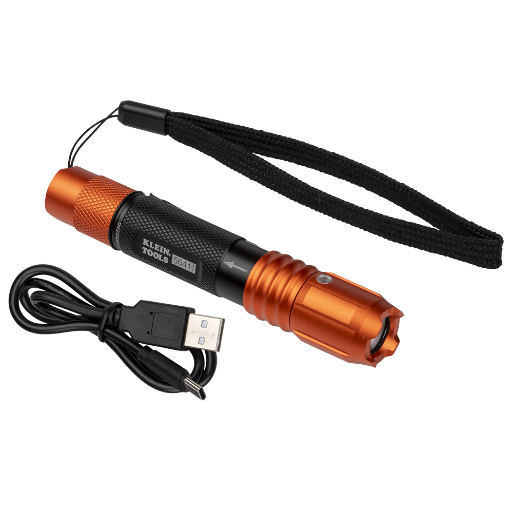56411 Rechargeable Waterproof LED Pocket Light with Lanyard - Image