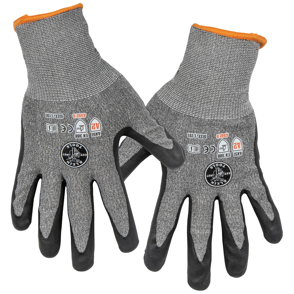 60185 Work Gloves, Cut Level 2, Touchscreen, Large, 2-Pair - Image