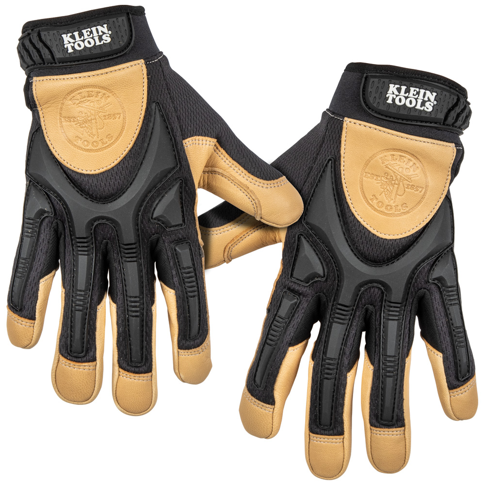 60188 Leather Work Gloves, Large, Pair - Image
