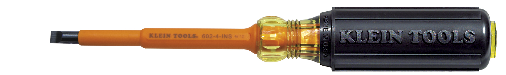 6024INS 1/4-Inch Cabinet Tip Insulated Screwdriver, 4-Inch - Image