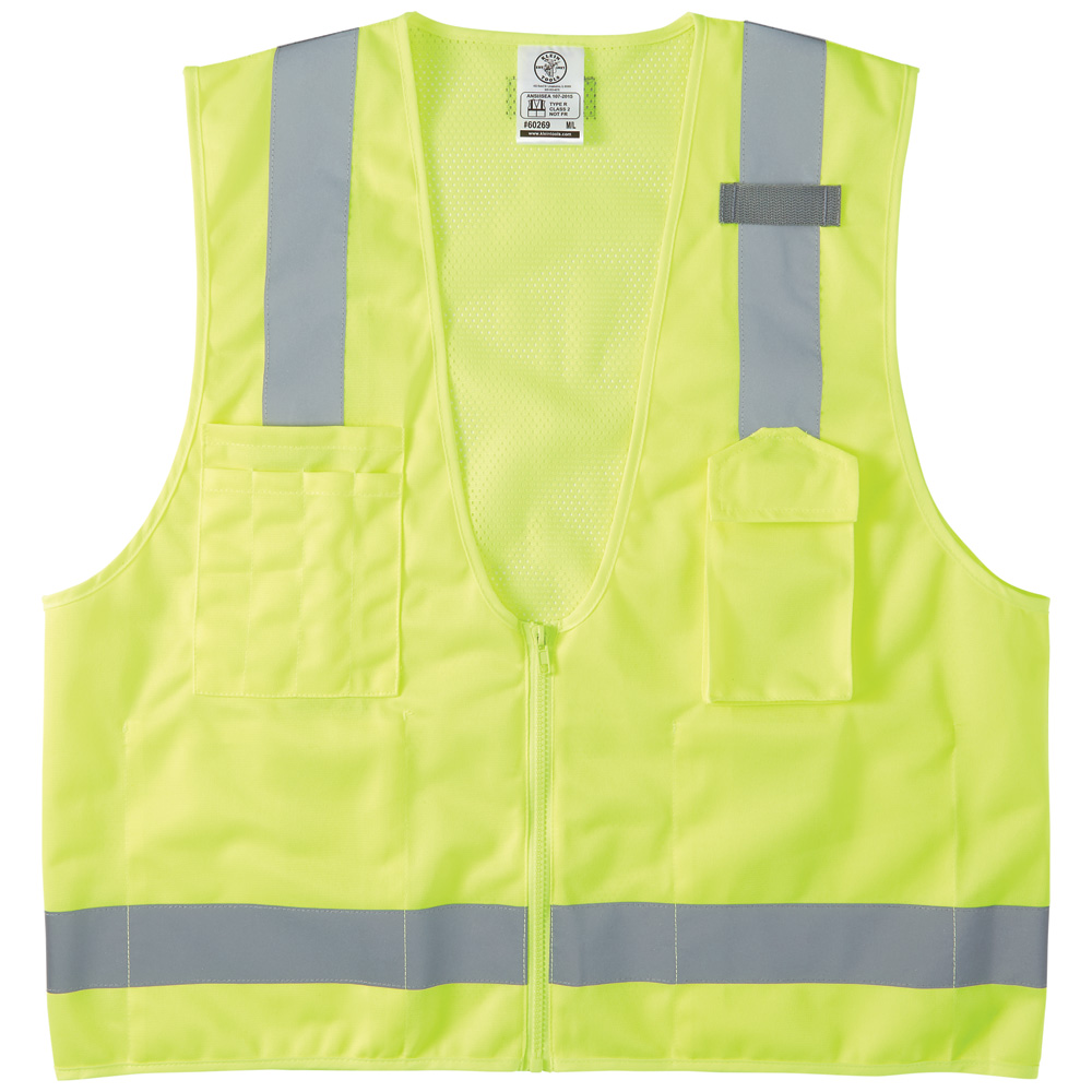 60269 Safety Vest, High-Visibility Reflective Vest, M/L - Image
