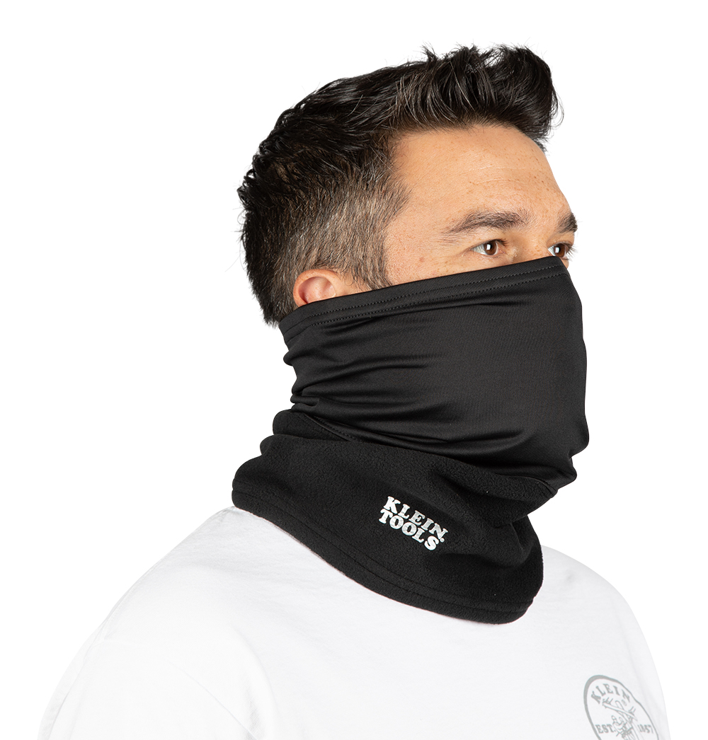 60466 Neck and Face Warming Half-Band, Black - Image