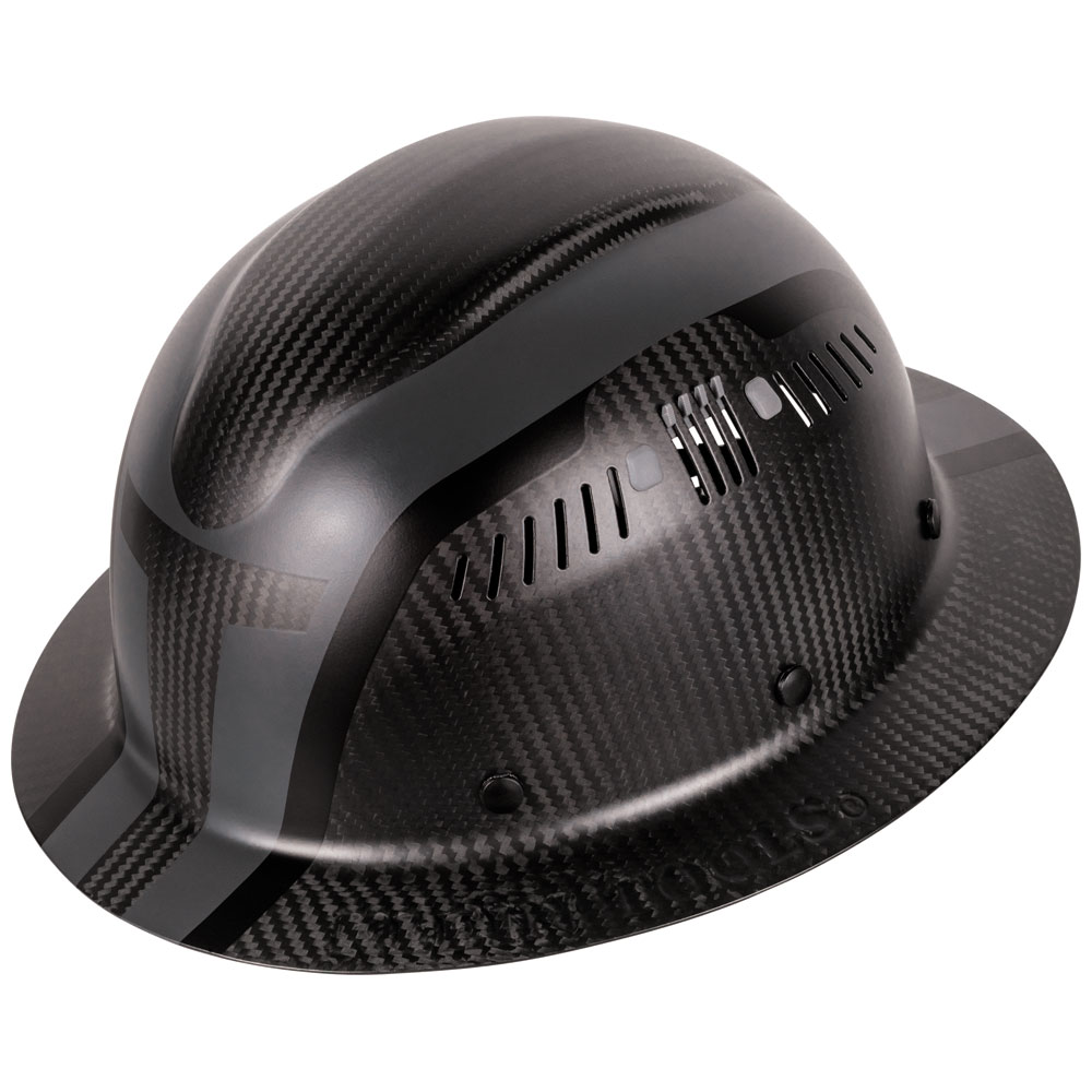60513 Klein Carbon Fiber Full Brim Hard Hat, Spartan - Image