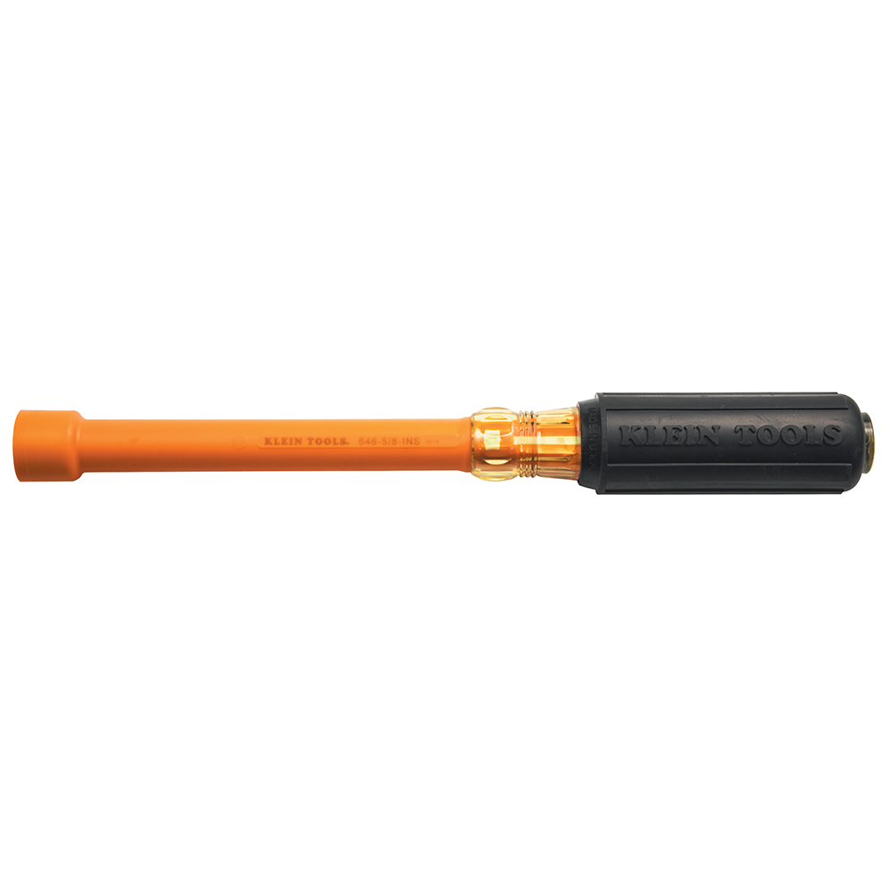 64658INS 5/8-Inch Insulated Nut Driver, 6-Inch Hollow Shaft - Image