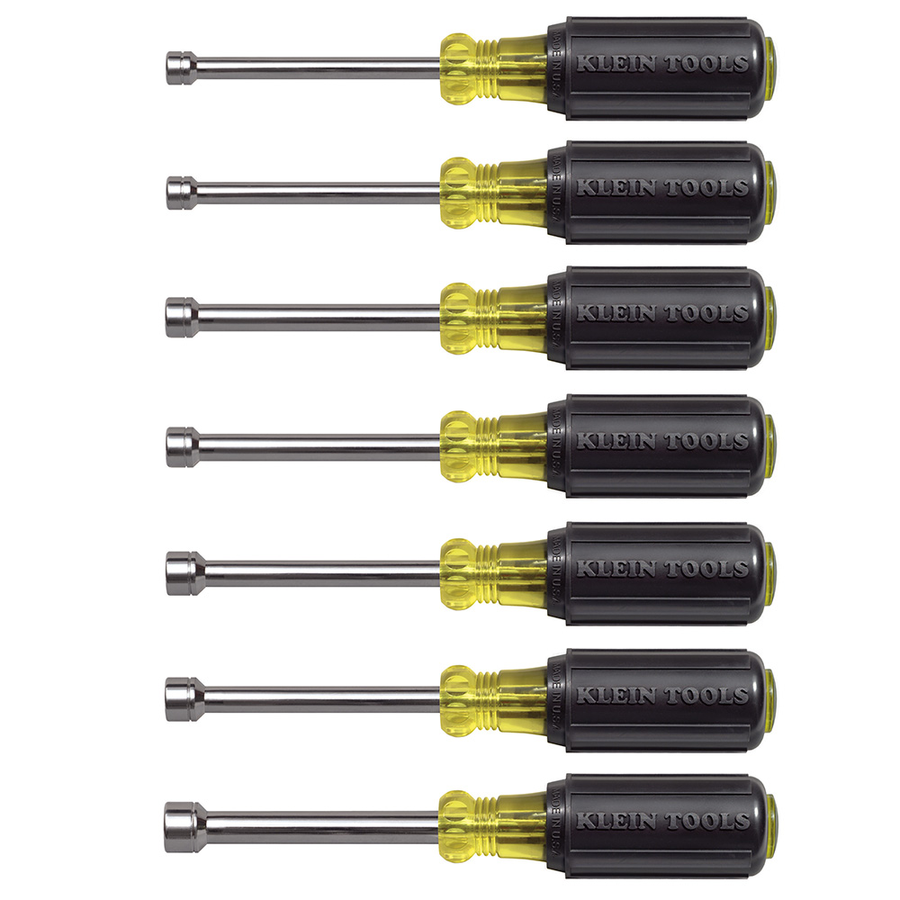 65160 Nut Driver Set, Metric Nut Drivers, 3-Inch Shafts, 7-Piece - Image