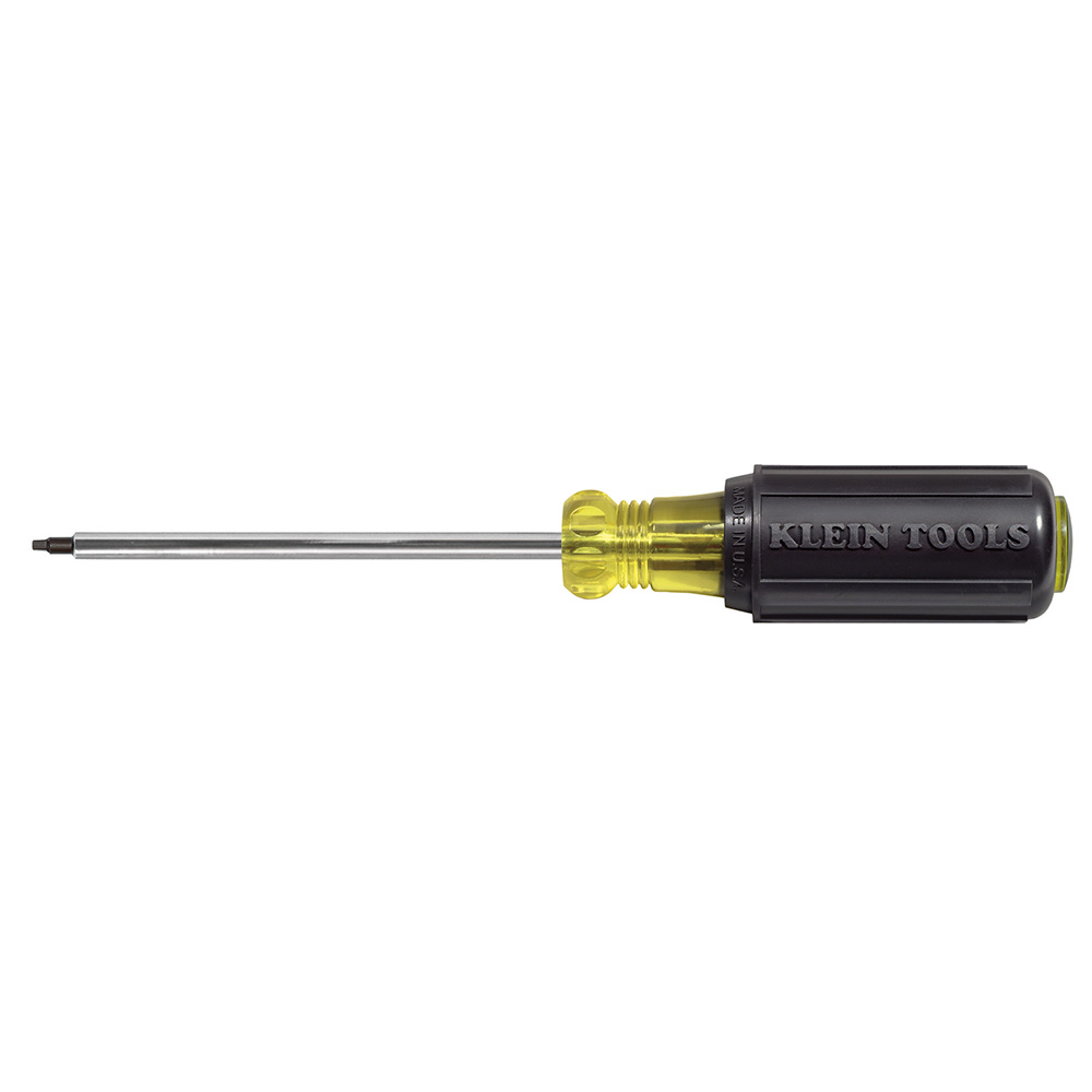 663 #3 Square Recess Screwdriver, 4-Inch Round Shank - Image
